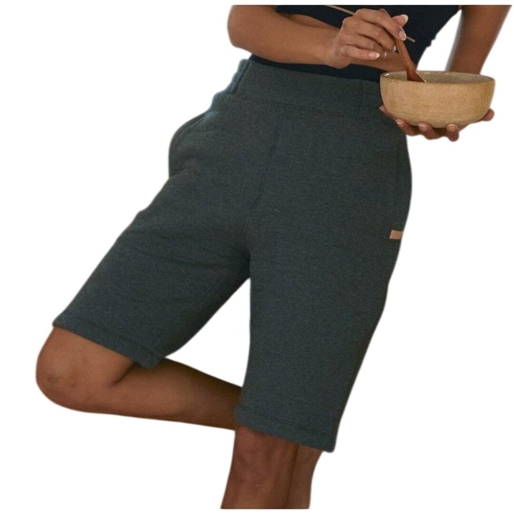 Lunya Comfortable Grey Pima‎ Cotton Loungewear Shorts Casual Athletic Wear Large